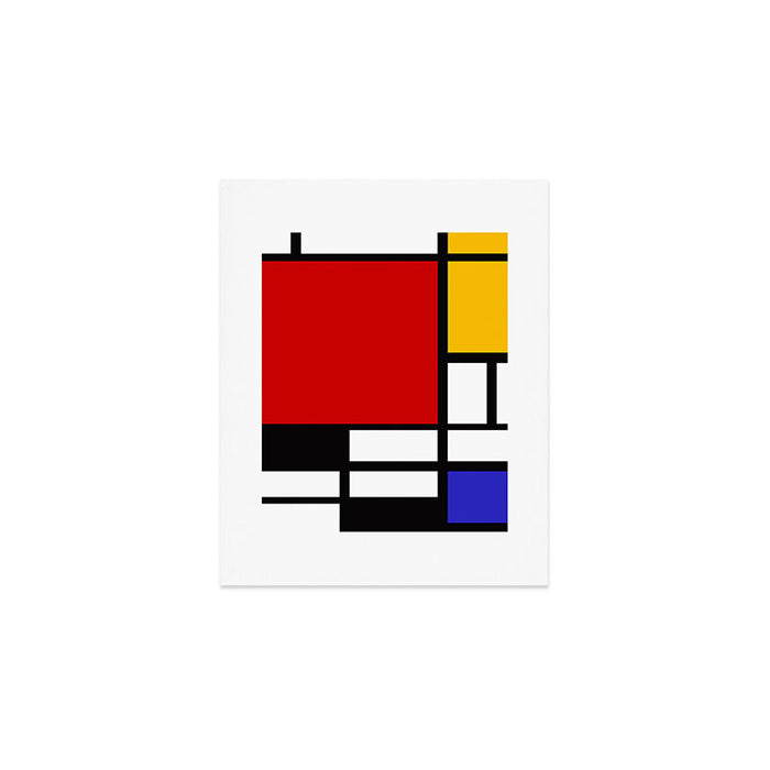 Piet Mondrian - Composition with Red, Yellow, and Blue 1942 Artwork Art Print Gallery Image 1