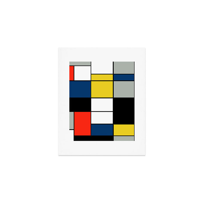 Piet Mondrian - Large Composition A with Black, Red, Gray, Yellow and Blue, 1930 Artwork Art Print Gallery Image 1