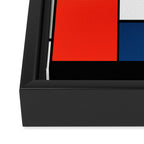 Piet Mondrian - Large Composition A with Black, Red, Gray, Yellow and Blue, 1930 Artwork Framed Canvas Print Gallery Image 3