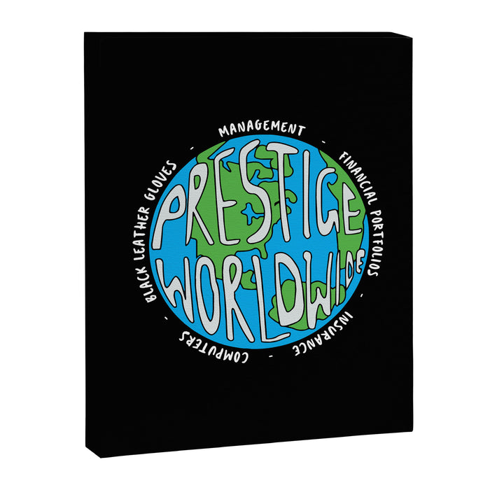 Prestige Worldwide Enterprise, The First Word In Entertainment, Step Brothers Original Design for Wa Canvas Print Gallery Image 1