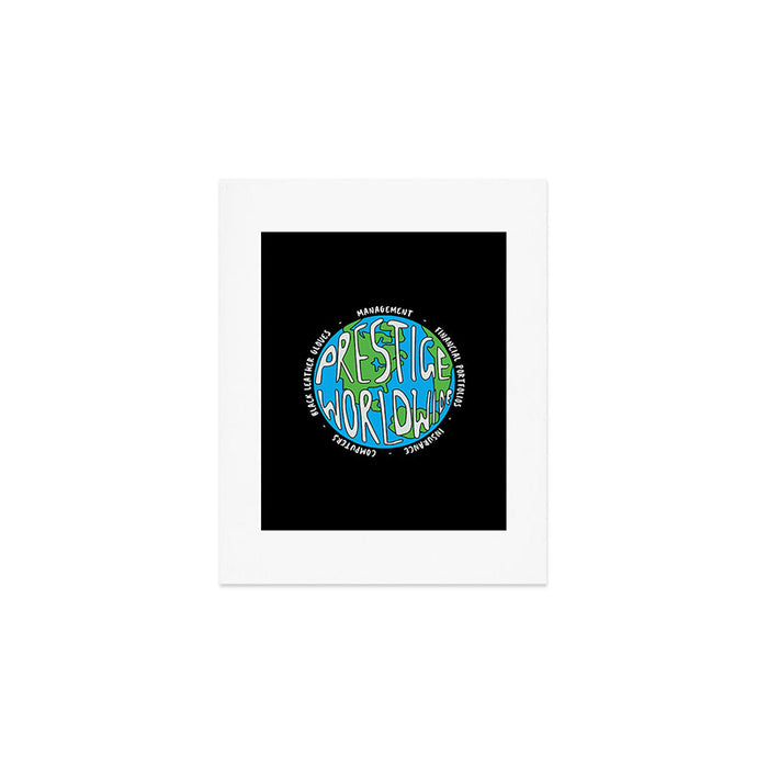 Prestige Worldwide Enterprise, The First Word In Entertainment, Step Brothers Original Design for Wa Art Print Gallery Image 1