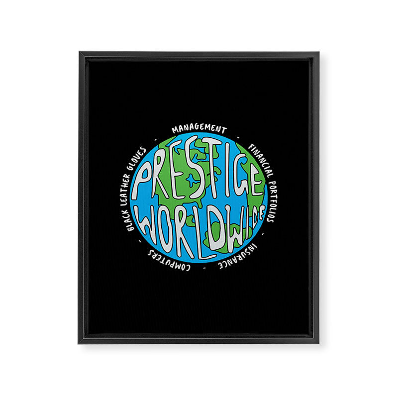 Prestige Worldwide Enterprise, The First Word In Entertainment, Step Brothers Original Design for Wa Framed Canvas Print Gallery Image 8