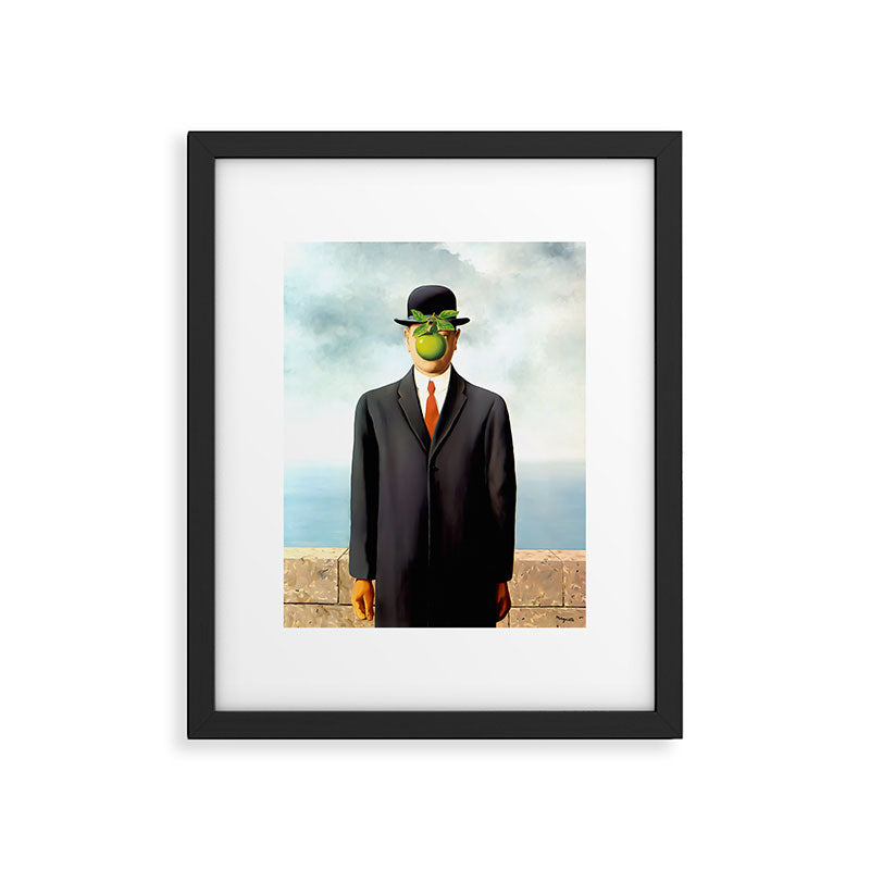 Rene Magritte The Son of Man, 1964 Artwork, Tshirts, Posters, Prints, Bags, Men, Women, Youth Framed Art Print Gallery Image 4