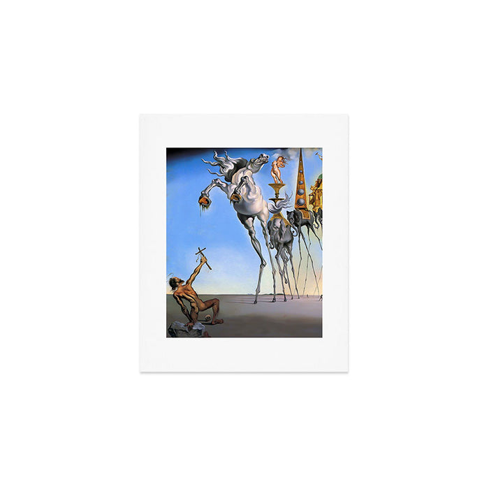 Salvador Dali The Temptation of St. Anthony 1946 Artwork for Wall Art, Prints, Posters, Tshirts, Men, Women, Kids Art Print Gallery Image 1