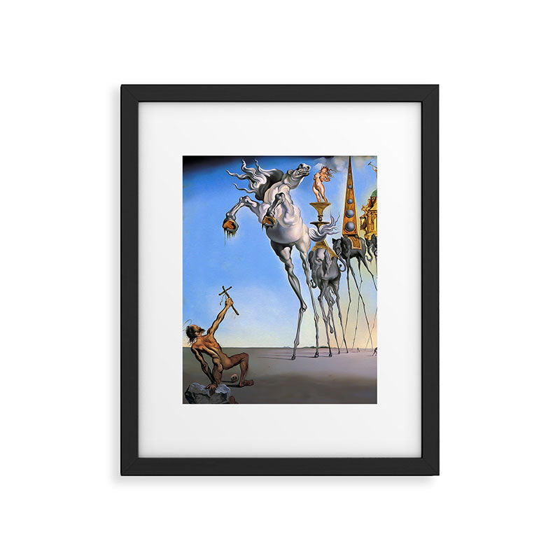 Salvador Dali The Temptation of St. Anthony 1946 Artwork for Wall Art, Prints, Posters, Tshirts, Men, Women, Kids Framed Art Print Gallery Image 5