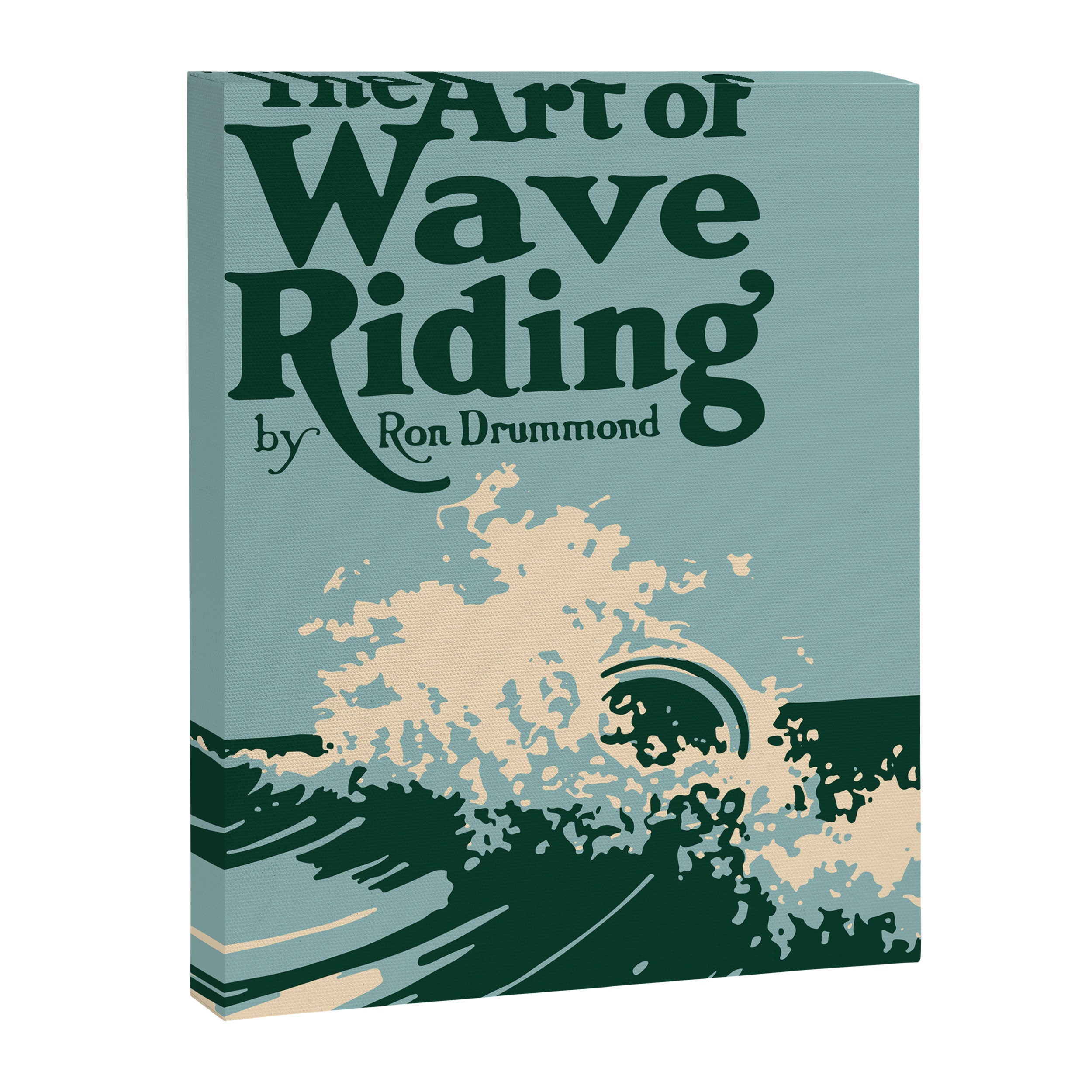 The Art of Wave Riding 1931, First Surfing Book Artwork, for Wall Art, Prints, Posters, Tshirts, Men, Women, Kids Canvas Print Gallery Image 6