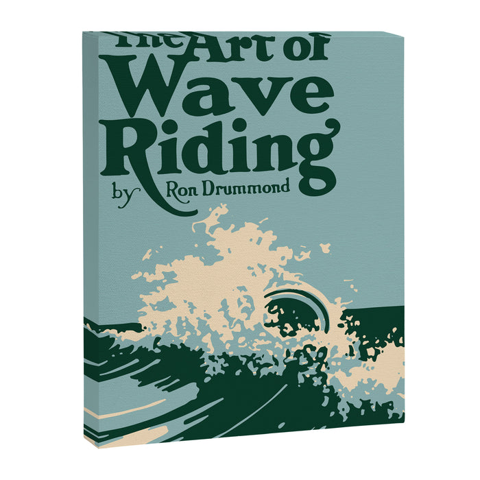 The Art of Wave Riding 1931, First Surfing Book Artwork, for Wall Art, Prints, Posters, Tshirts, Men, Women, Kids Canvas Print Gallery Image 1