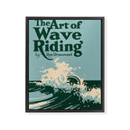 The Art of Wave Riding 1931, First Surfing Book Artwork, for Wall Art, Prints, Posters, Tshirts, Men, Women, Kids Framed Canvas Print Gallery Image 6