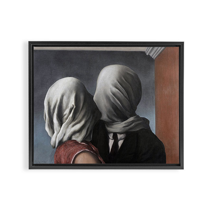 The Lovers II (Les Amants) 1928, Artwork Rene Magritte For Prints, Posters, Shirts, Bags Men Women K Framed Canvas Print Gallery Image 3