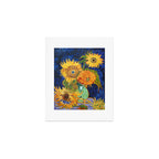 Van Gogh, Five Sunflowers 1888 Artwork Reproduction, Posters, Tshirts, Prints, Bags, Men, Women, Kid Art Print Gallery Image 1