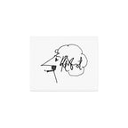 Vonnegut Self Portrait Artwork, Design for Wall Art, Prints, Posters, Tshirts, Bags, Women, Men, Kid Art Print Gallery Image 1