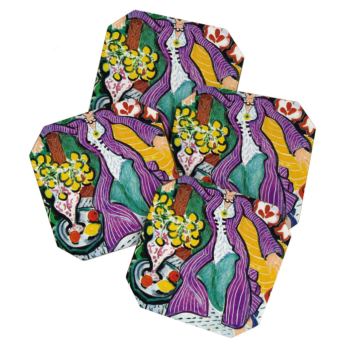 Woman in a Purple Coat 1937 by Henri Matisse, Artwork Design, Poster Tshirt, Tee, Jersey, Postcard Coaster Gallery Image 1