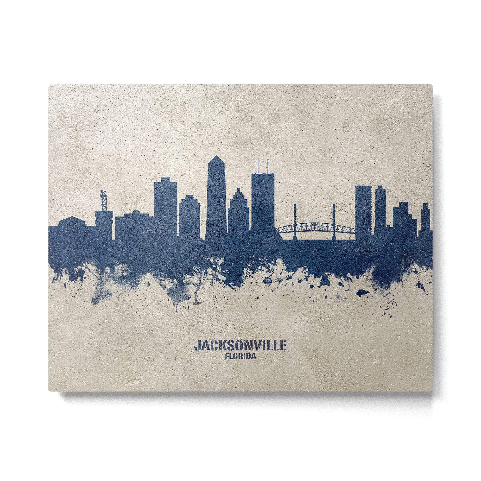Jacksonville Florida Skyline Metal Print Gallery Image 4