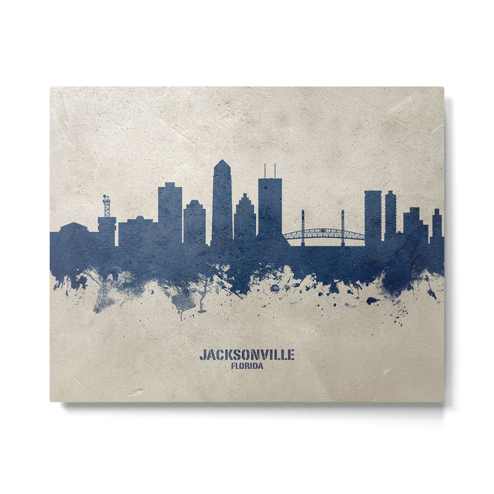 Jacksonville Florida Skyline Metal Print Gallery Image 1