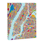 New York City Street Map Canvas Print Gallery Image 3