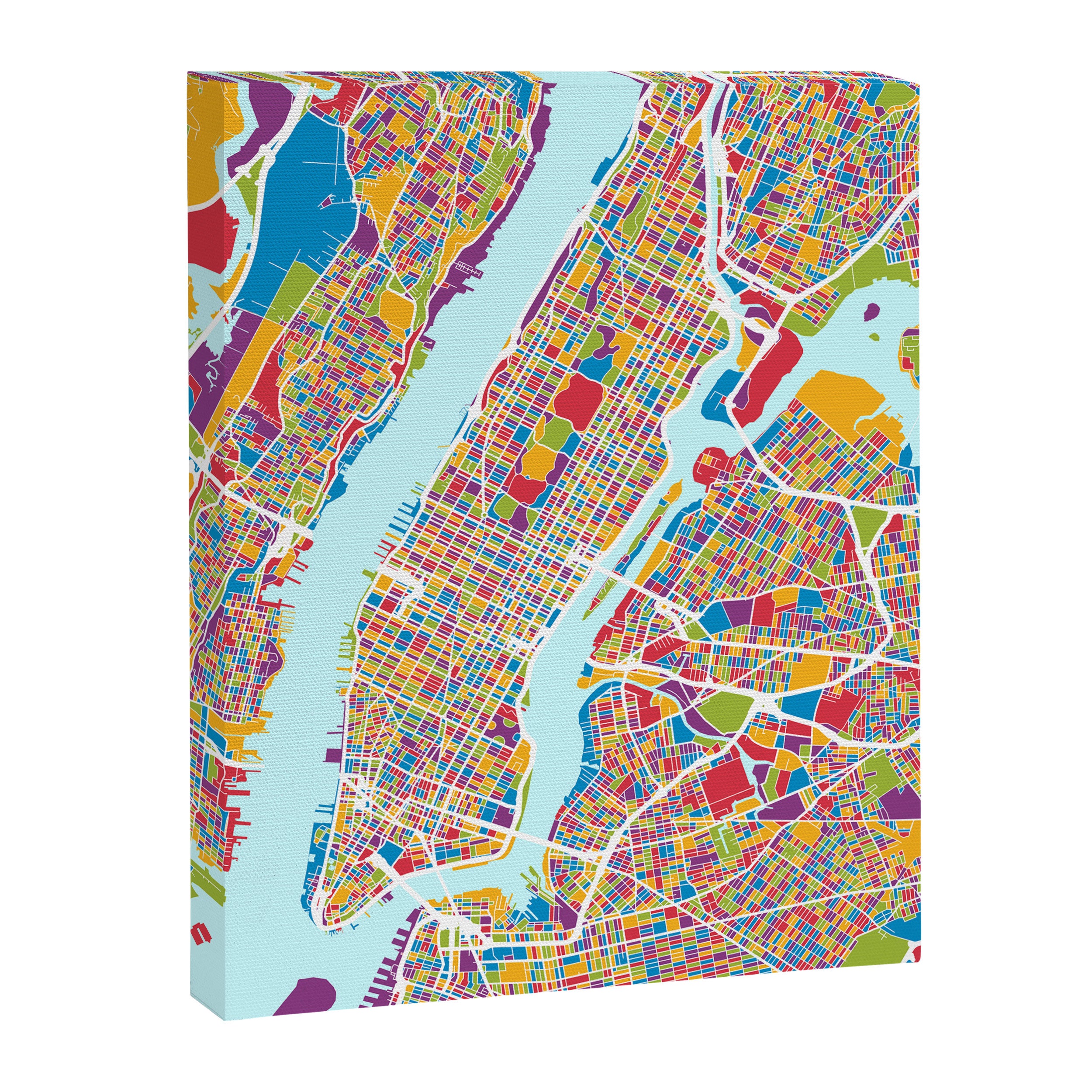 New York City Street Map Canvas Print Gallery Image 3