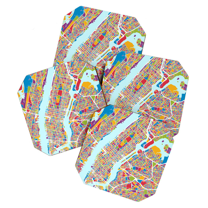 New York City Street Map Coaster Gallery Image 1