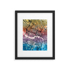 Richmond Virgina City Map Framed Art Print Gallery Image 5