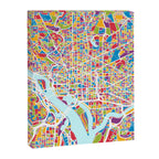 Washington DC Street Map Canvas Print Gallery Image 8