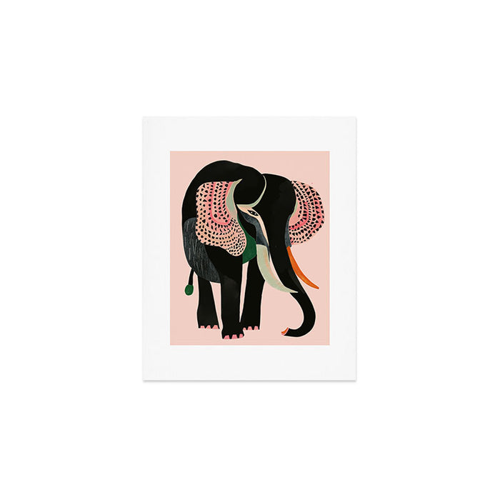 Abstract Elephant Art Print Gallery Image 1