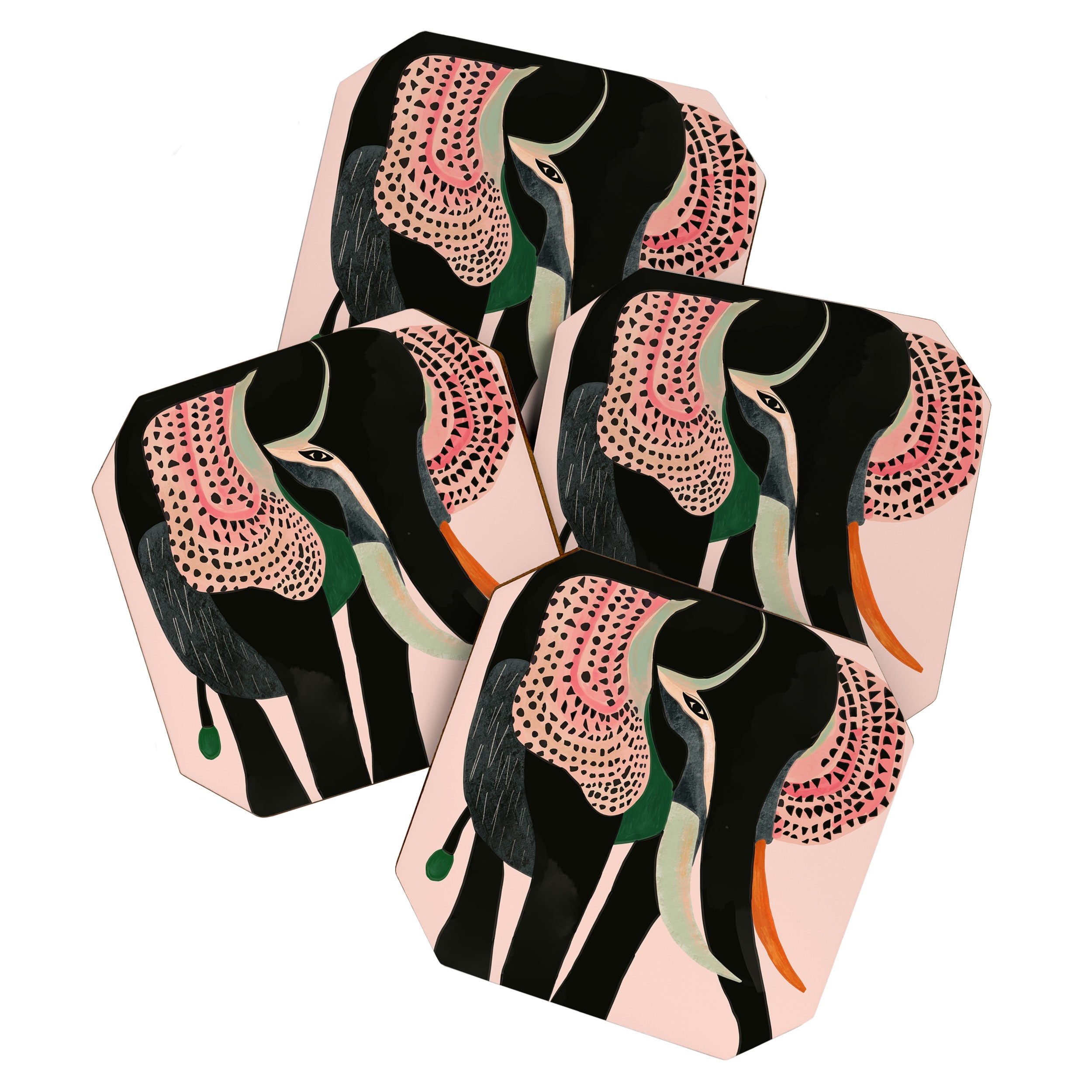 Abstract Elephant Coaster Gallery Image 1