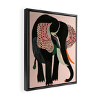 Abstract Elephant Framed Canvas Print Gallery Image 2