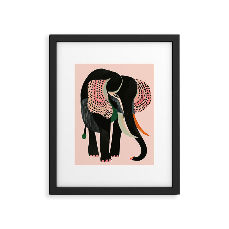 Abstract Elephant Framed Art Print Gallery Image 5