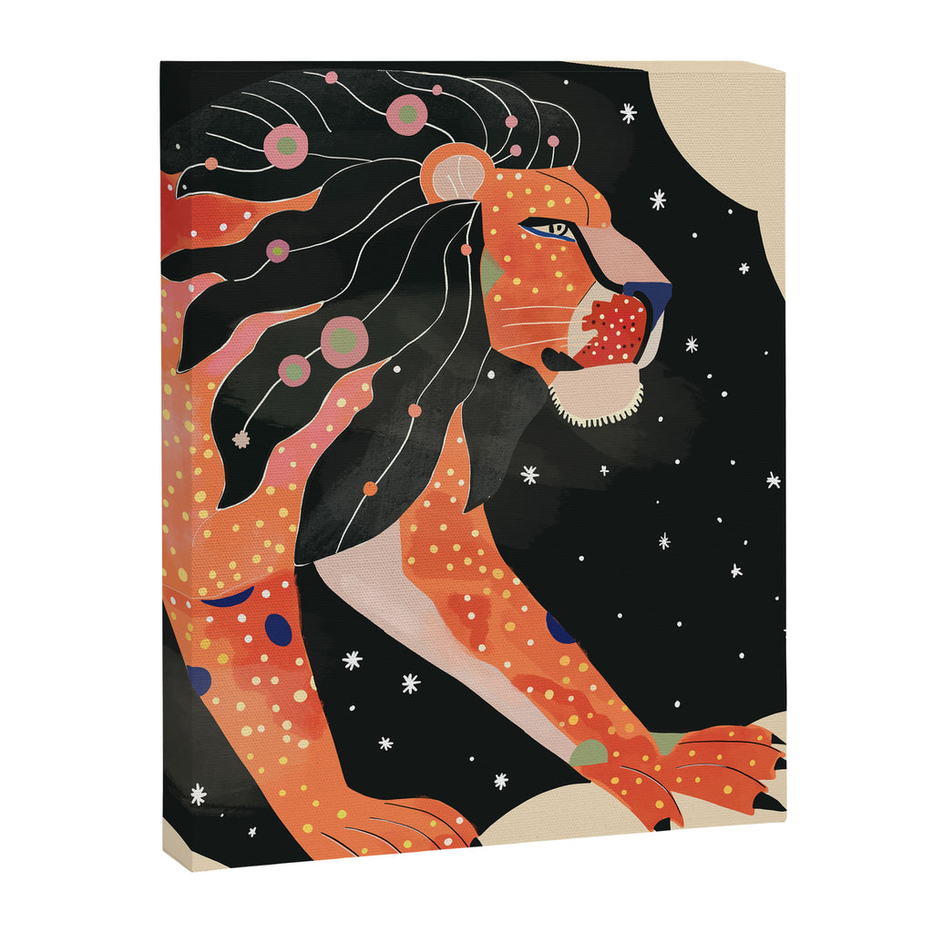 Astral Lion Canvas Print Gallery Image 6