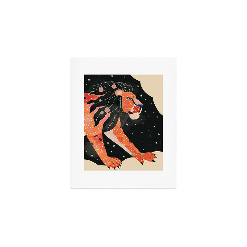 Astral Lion Art Print Gallery Image 1