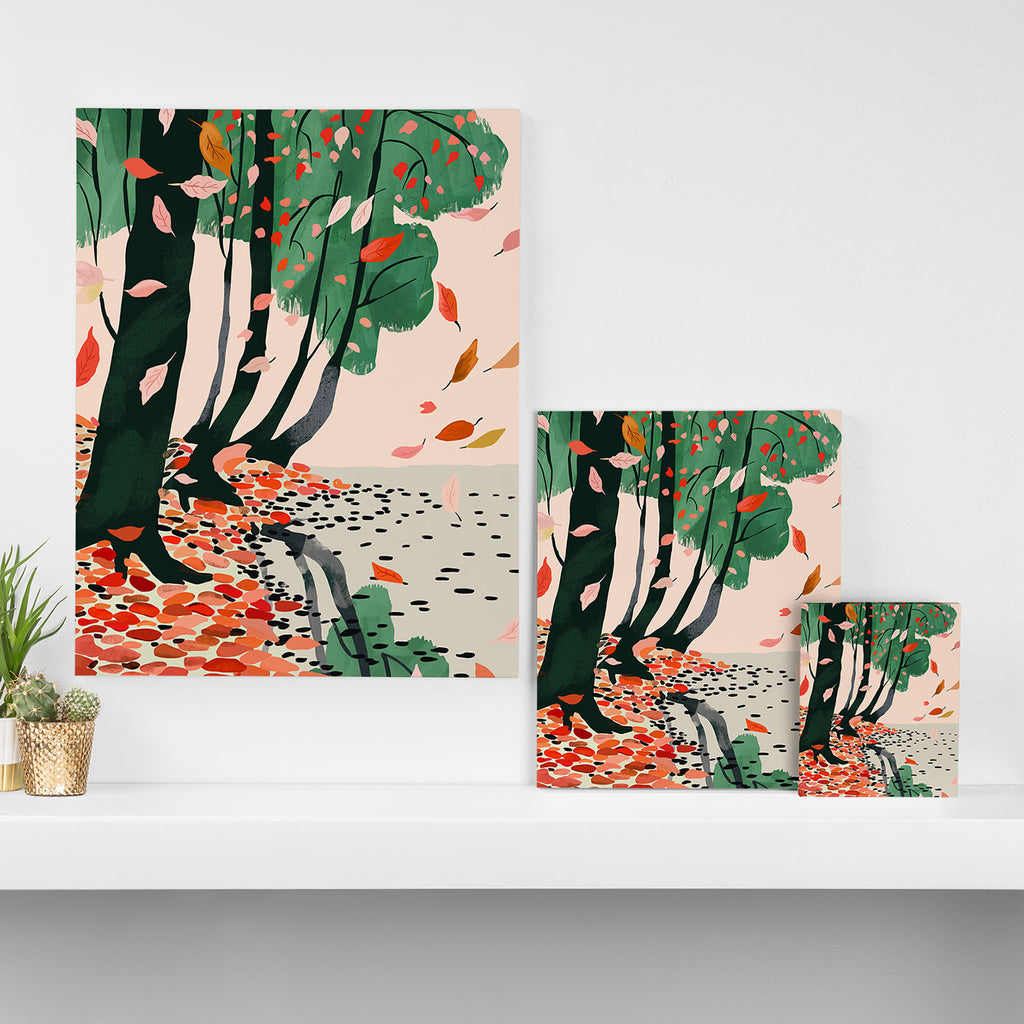 Autumn Leaves Canvas Print Gallery Image 3