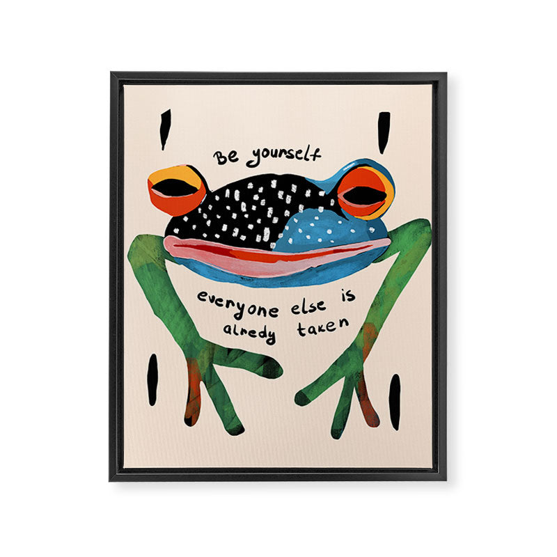 Be Yourself Framed Canvas Print Gallery Image 6