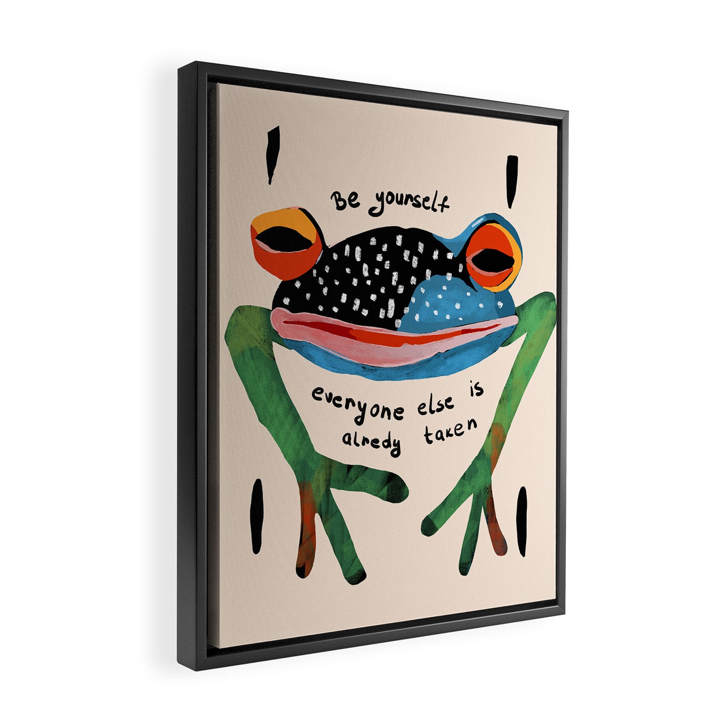 Be Yourself Framed Canvas Print Gallery Image 2