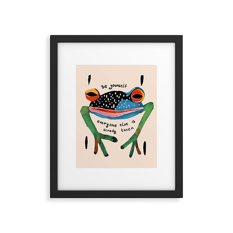 Be Yourself Framed Art Print Gallery Image 5