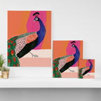 Beautiful Peacock Canvas Print Gallery Image 3