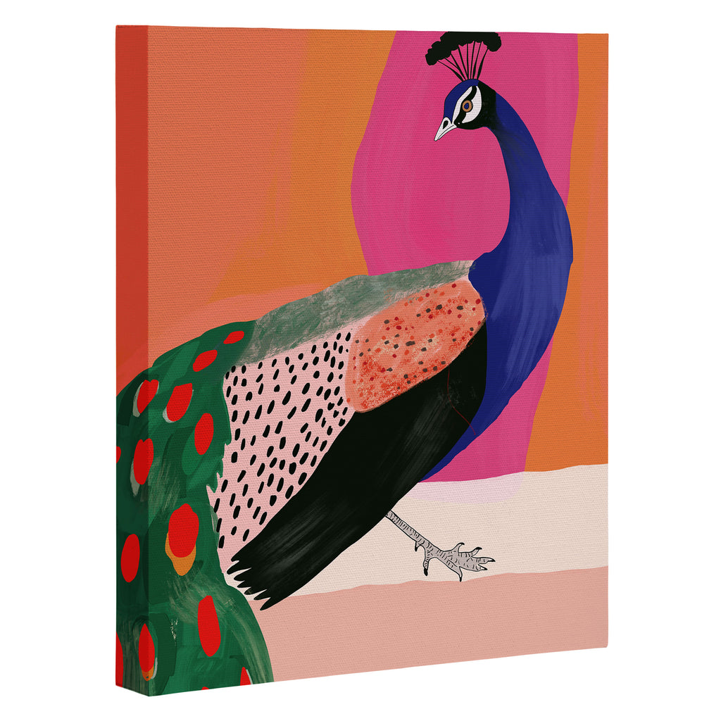 Beautiful Peacock Canvas Print Gallery Image 3