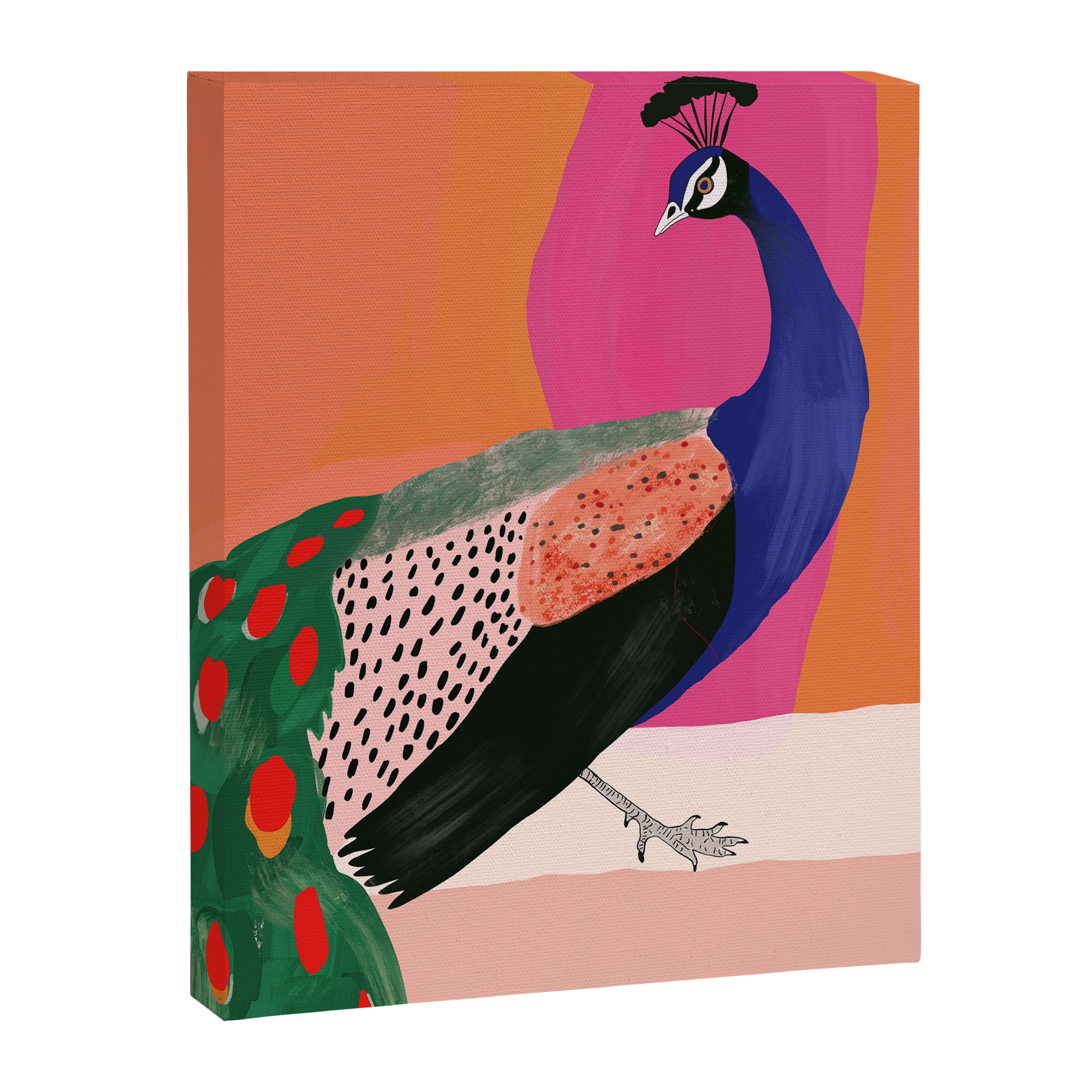Beautiful Peacock Canvas Print Gallery Image 6