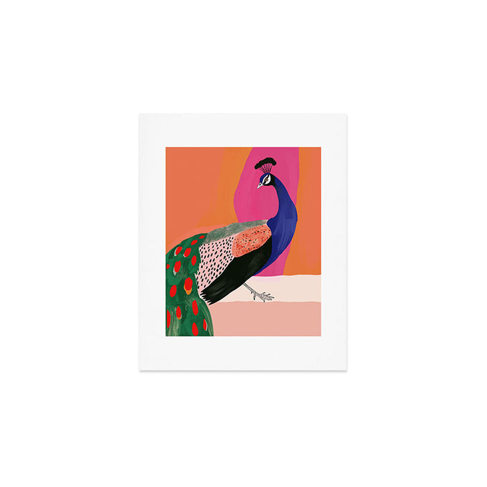 Beautiful Peacock Art Print Gallery Image 1