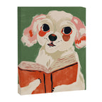 Bookish Pup Canvas Print Gallery Image 8