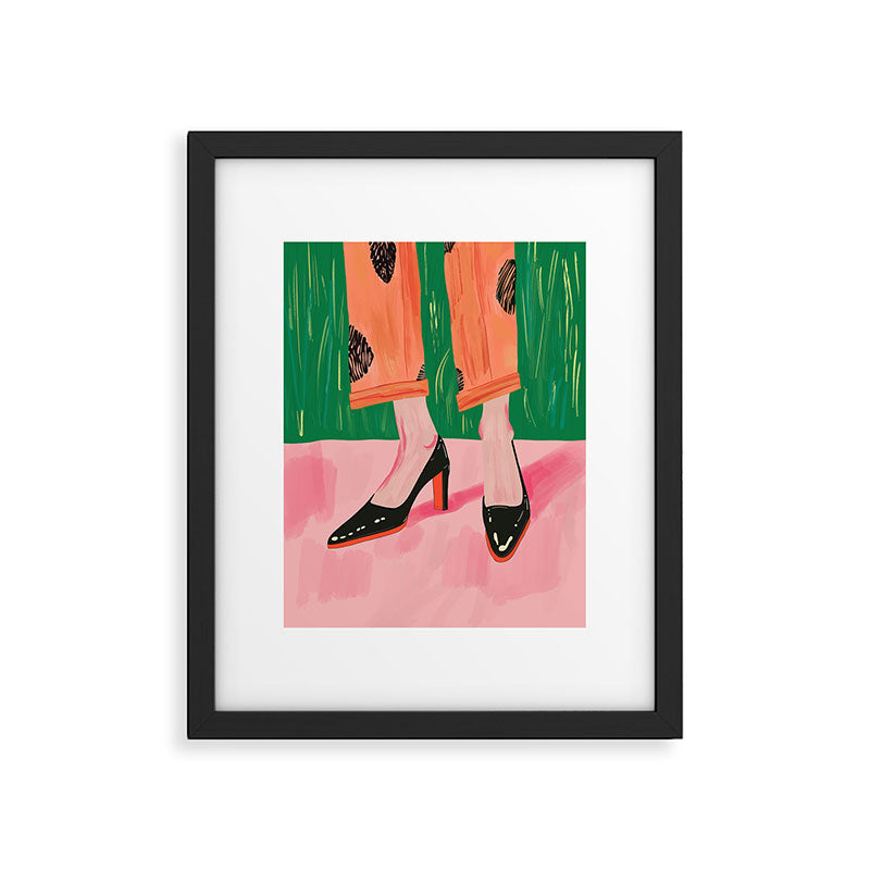Chic Stroll Framed Art Print Gallery Image 5