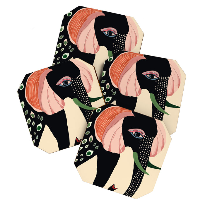 Colorful Elephant Coaster Gallery Image 1