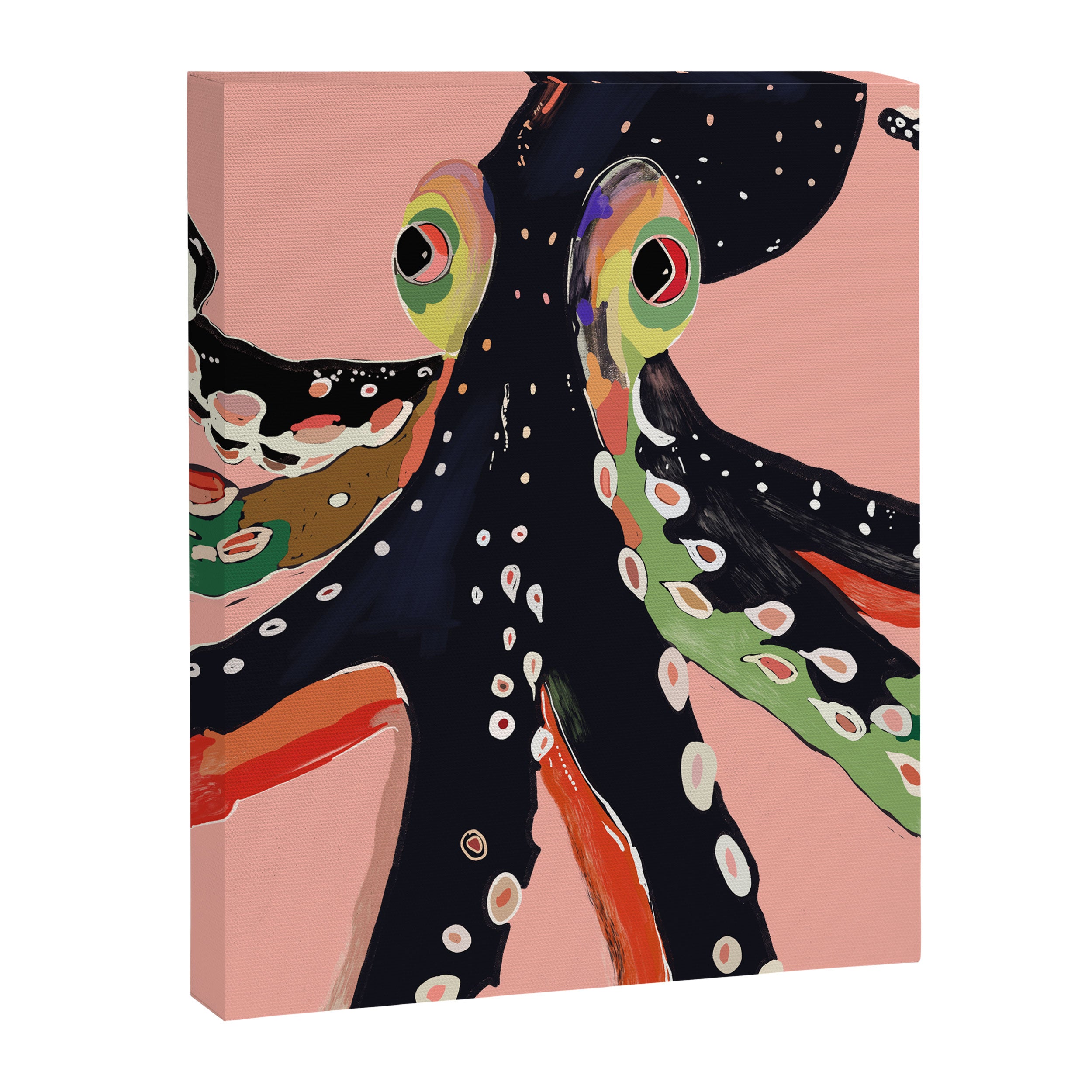 Colorful Octopus Canvas Print Gallery Image 3