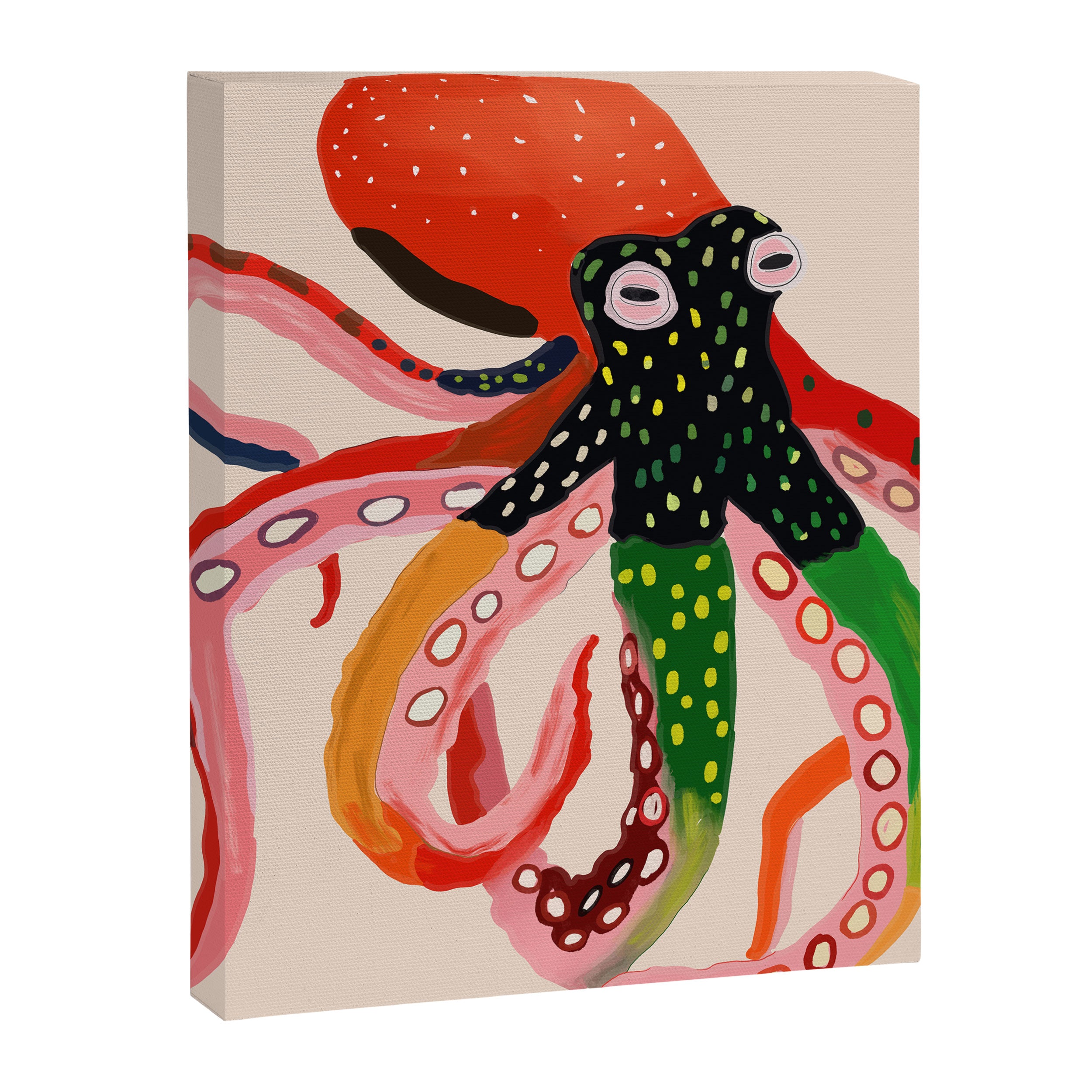 Colorful Octopus II Canvas Print Gallery Image 8