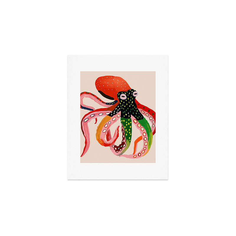 Colorful Octopus II Art Print Gallery Image 1