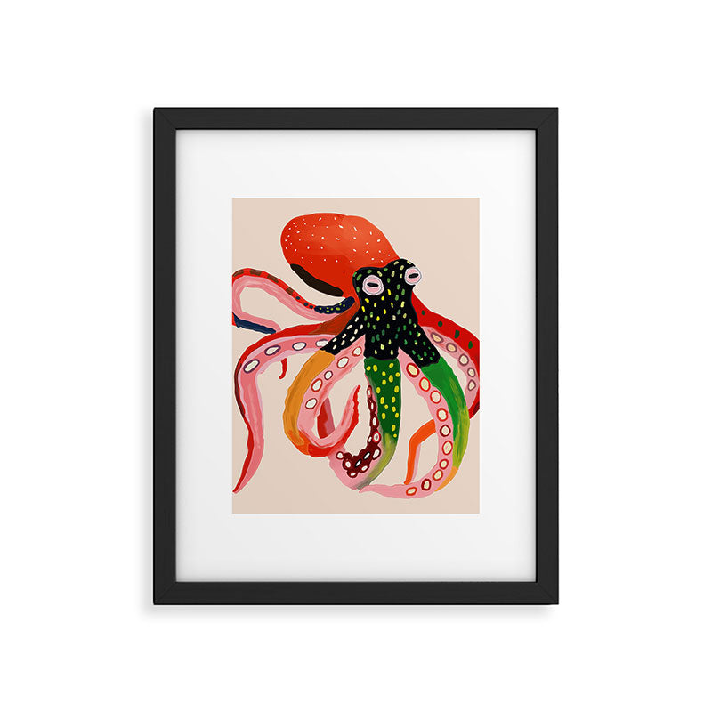 Colorful Octopus II Framed Art Print Gallery Image 6