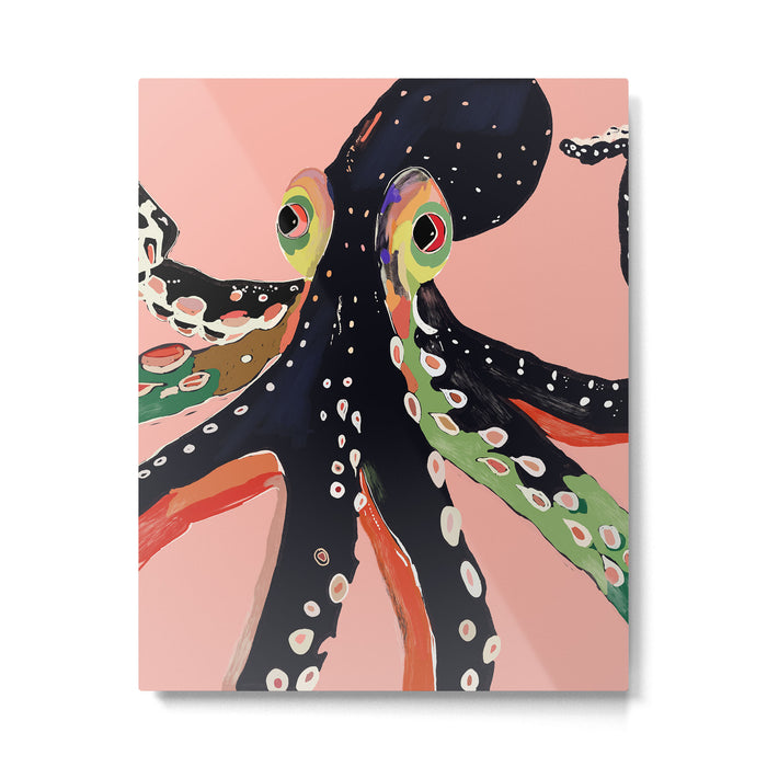 Colorful Octopus Metal Print Gallery Image 1