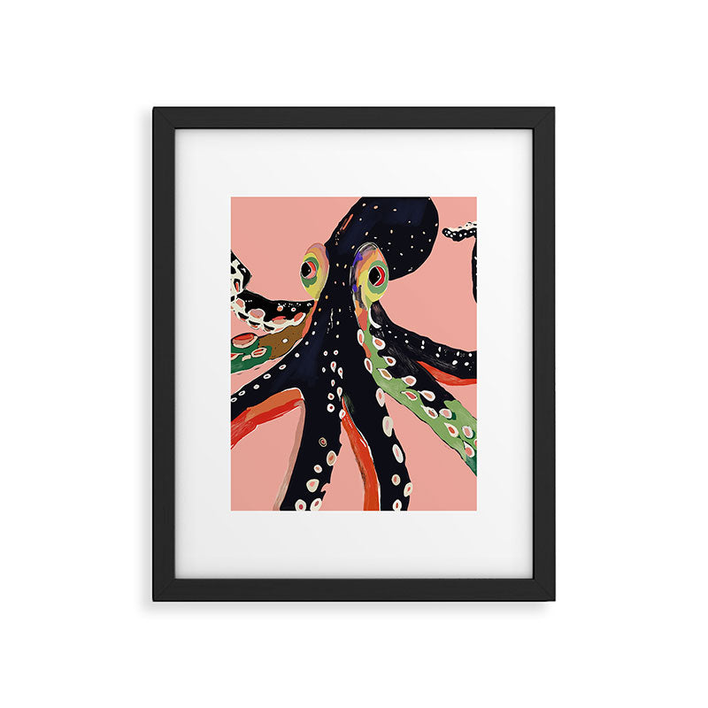 Colorful Octopus Framed Art Print Gallery Image 6