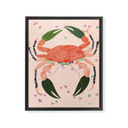 Crab Fiesta Framed Canvas Print Gallery Image 6