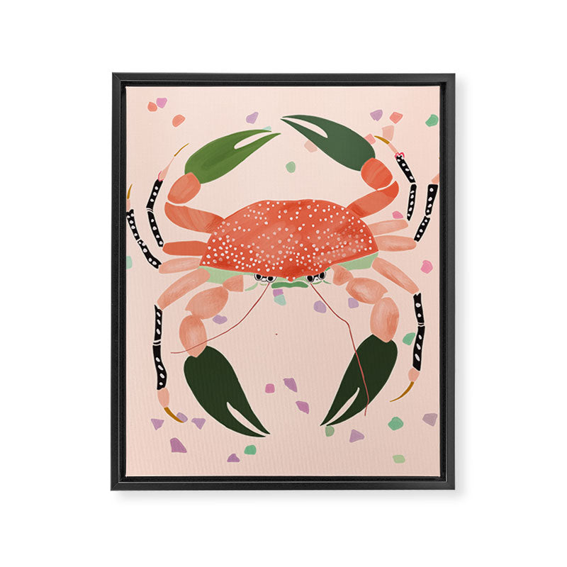 Crab Fiesta Framed Canvas Print Gallery Image 6