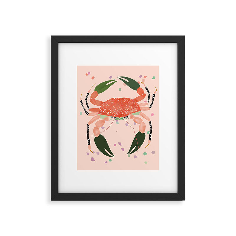 Crab Fiesta Framed Art Print Gallery Image 5