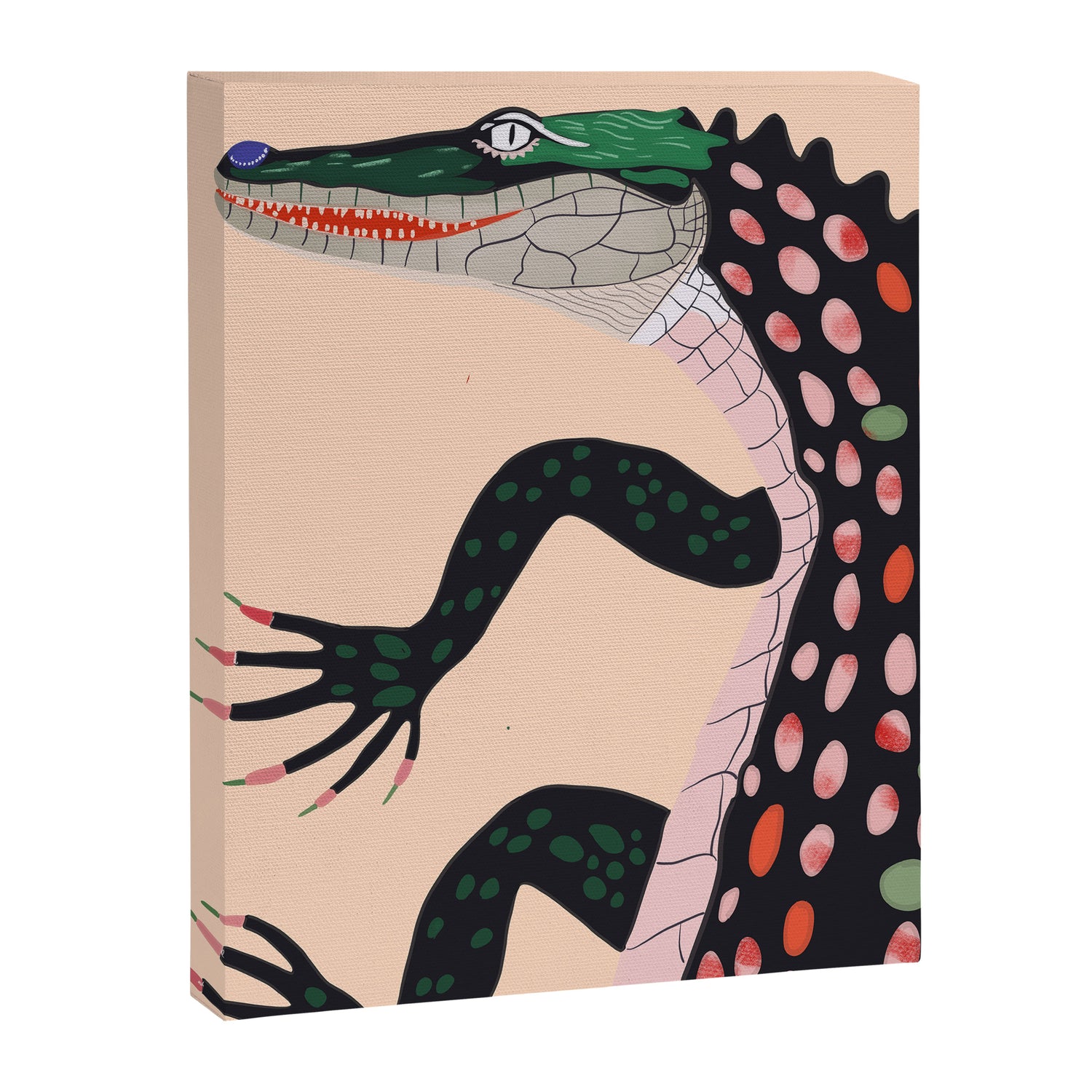 Crocodile Canvas Print Gallery Image 3